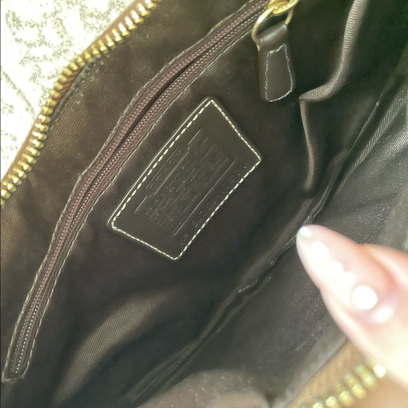 Coach brown logo shoulder bag - Picture 3 of 3